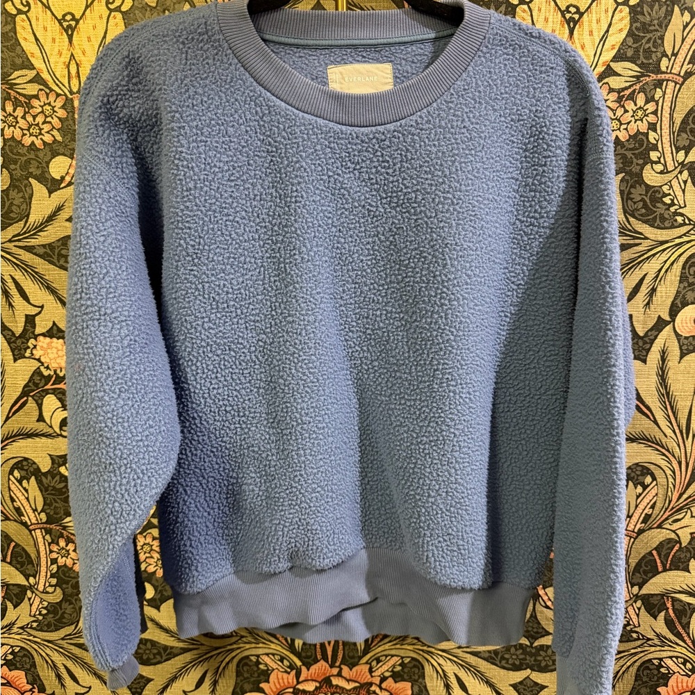 Everlane ReNew Pullover Sweater in French Blue - Large